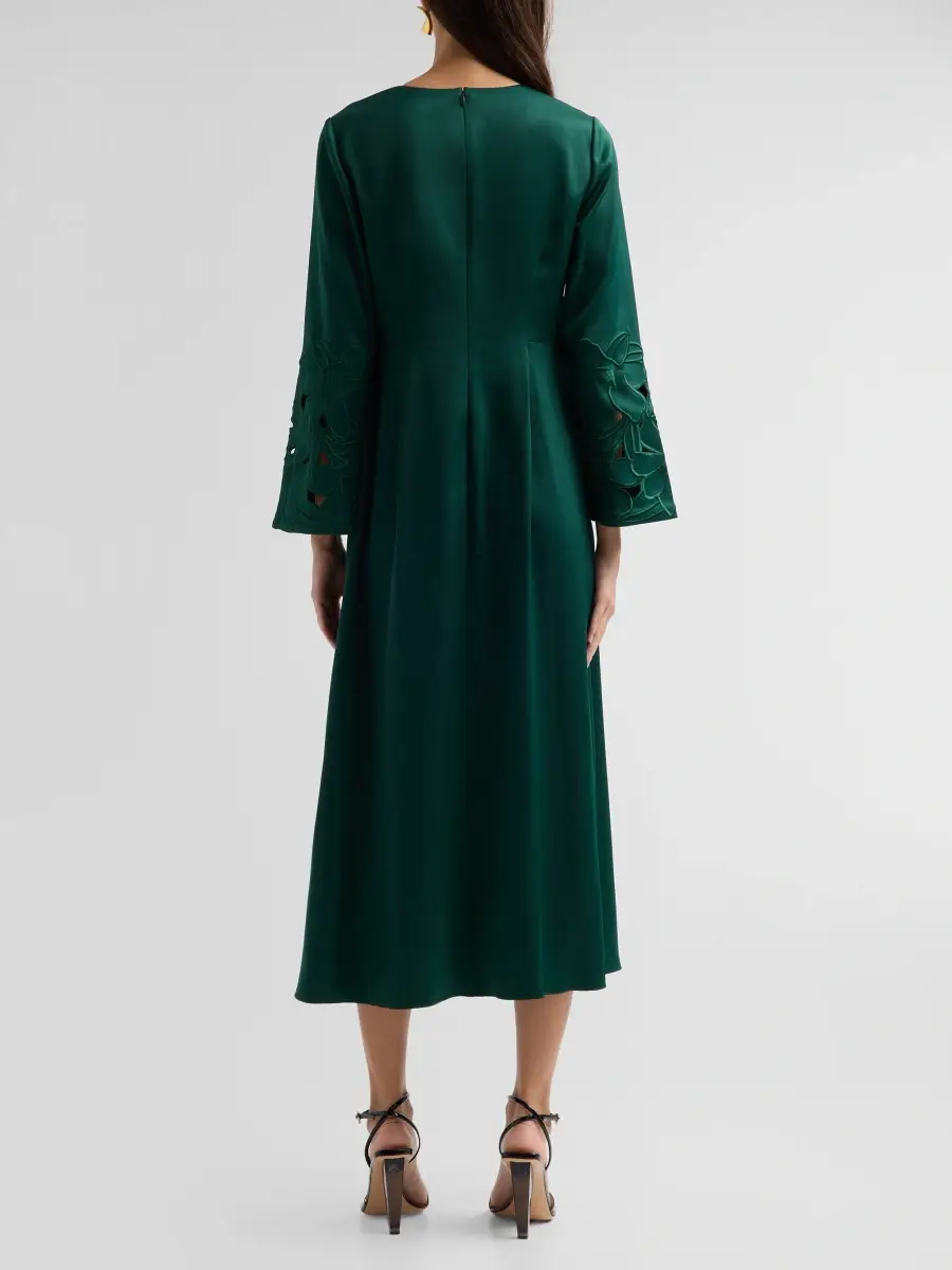 Noir Sachin & Babi Women's Jules Laser-Cut Midi Dress | Thumbnail 3 Noir Sachin & Babi Women's Jules Laser-Cut Midi Dress | Thumbnail 3