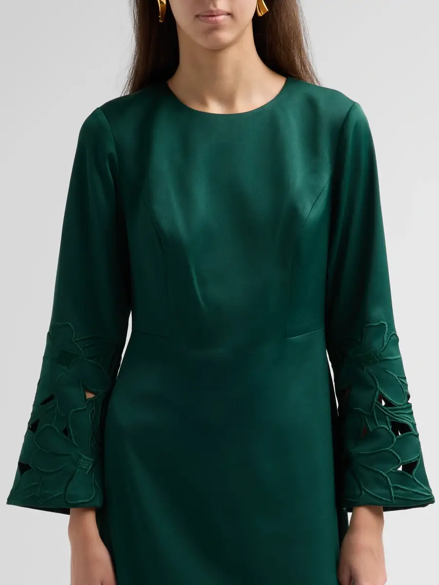 Noir Sachin & Babi Women's Jules Laser-Cut Midi Dress | Thumbnail 5 Noir Sachin & Babi Women's Jules Laser-Cut Midi Dress | Thumbnail 5