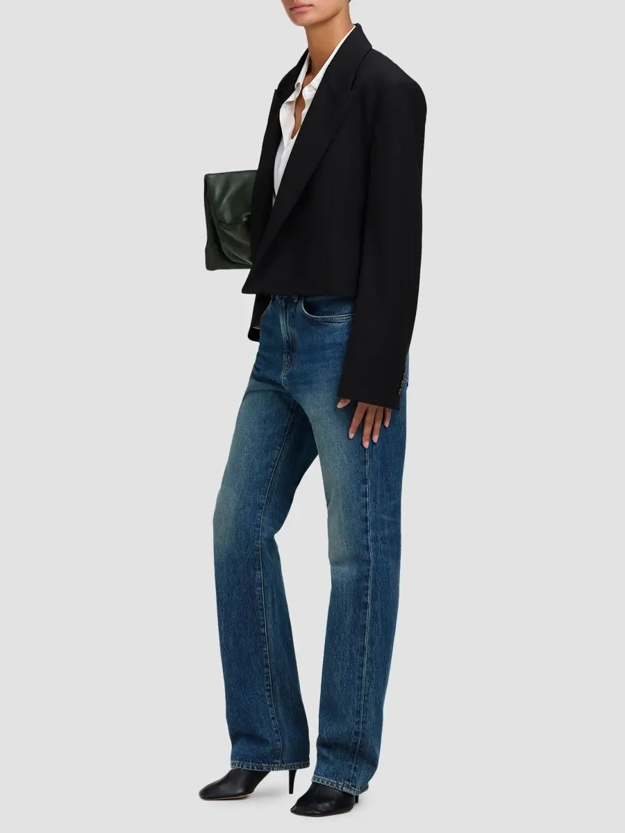 A.L.C. A. L.C. Women's Cass Wool-Blend Crop Jacket | Thumbnail 2 A.L.C. A. L.C. Women's Cass Wool-Blend Crop Jacket | Thumbnail 2