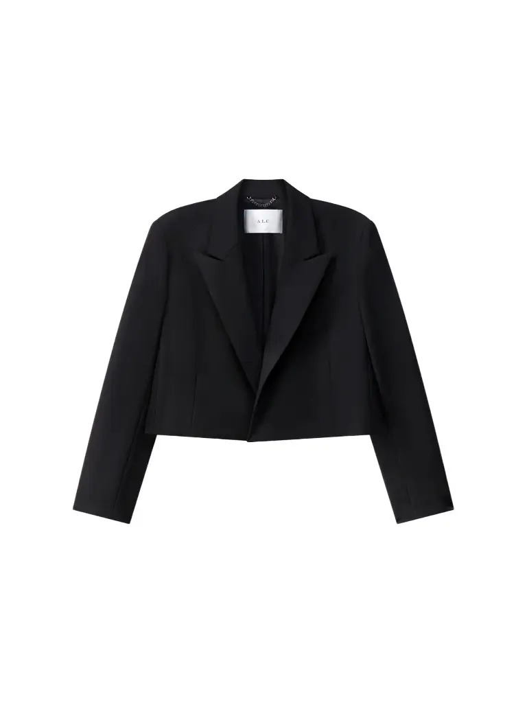 A. L.C. Women's Cass Wool-Blend Crop Jacket