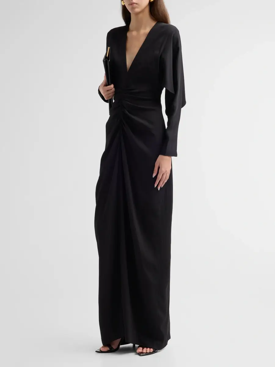 A.L.C. A. L.C. Women's Maia Ruched Gown | Thumbnail 4 A.L.C. A. L.C. Women's Maia Ruched Gown | Thumbnail 4