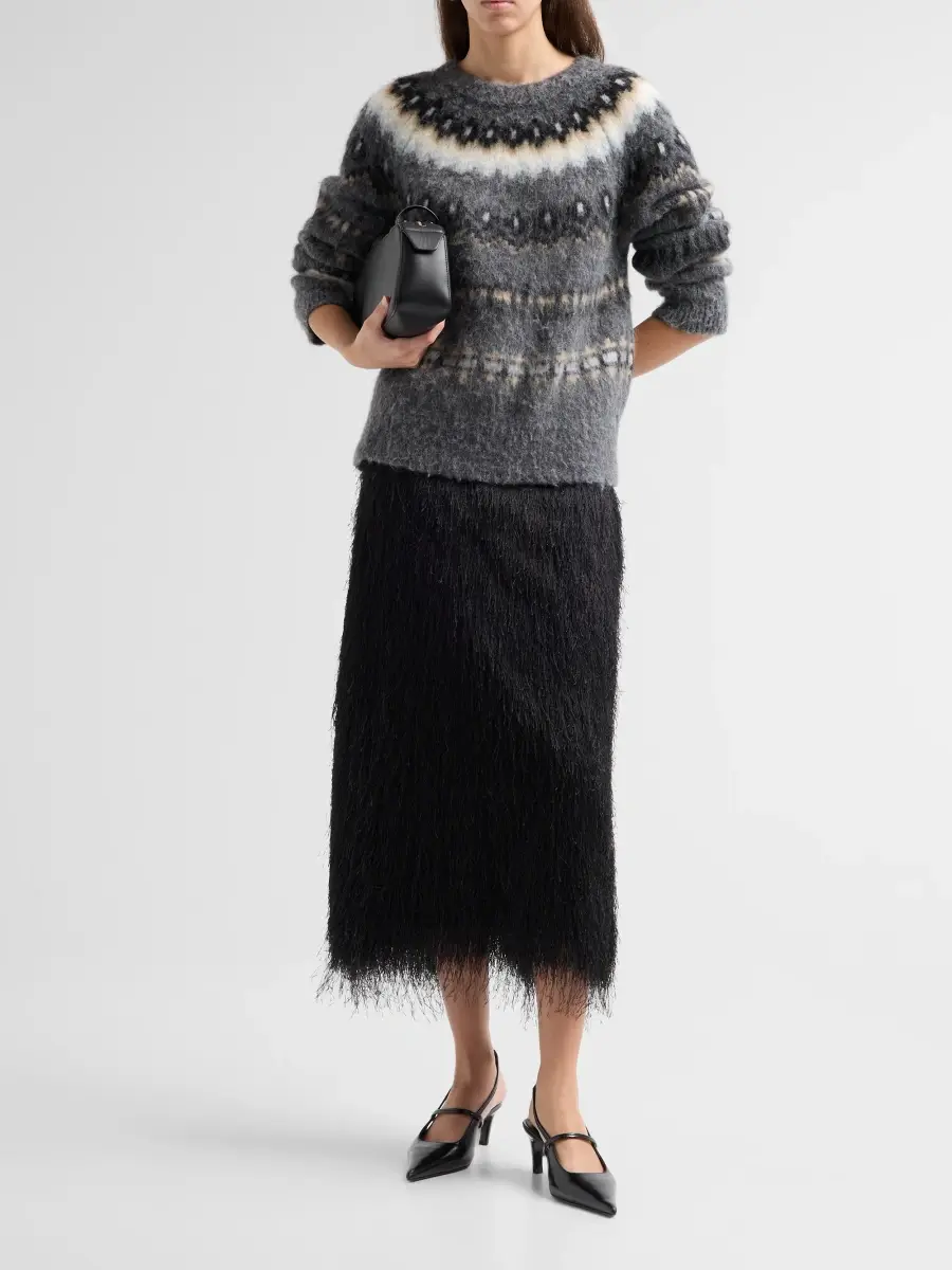 A.L.C. A. L.C. Women's Clara Fair Isle-Style Alpaca-Wool Sweater | Thumbnail 2