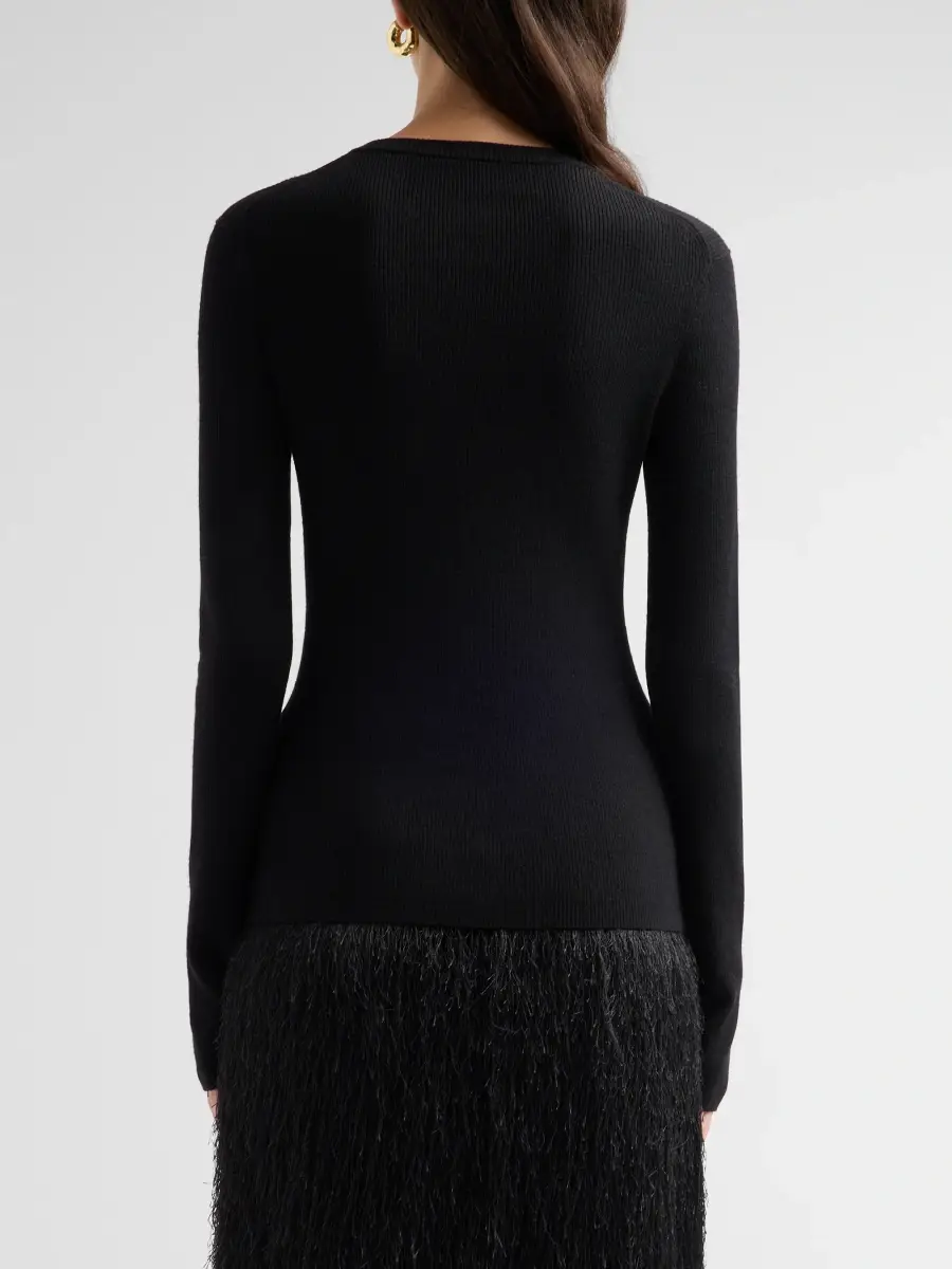 A.L.C. A. L.C. Women's Tess Virgin Wool Cardigan | Thumbnail 3
