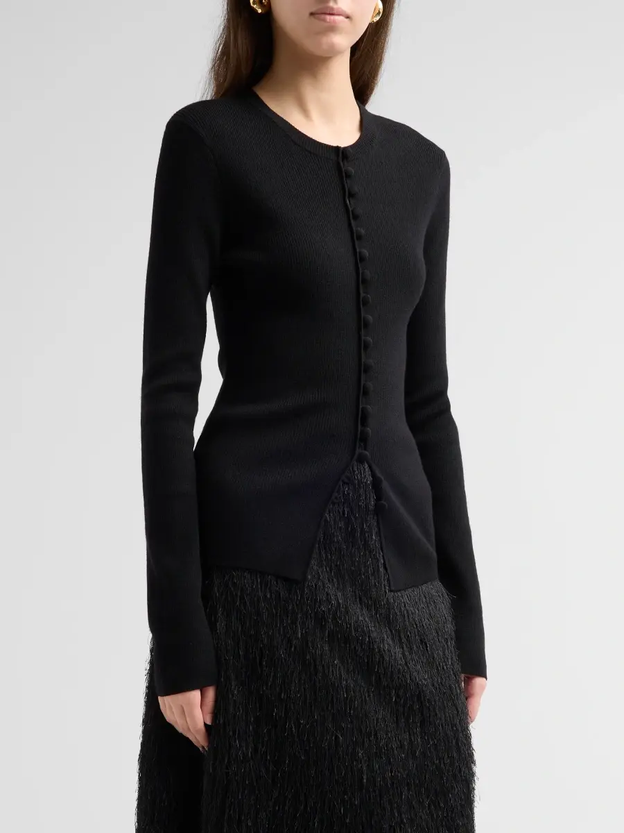 A.L.C. A. L.C. Women's Tess Virgin Wool Cardigan | Thumbnail 4