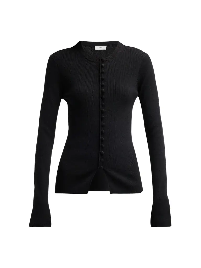 A. L.C. Women's Tess Virgin Wool Cardigan A. L.C. Women's Tess Virgin Wool Cardigan