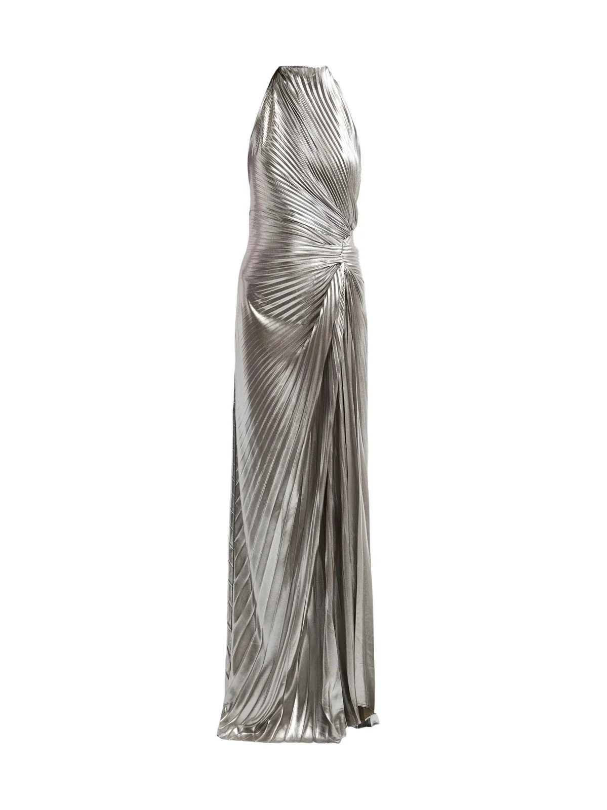 A. L.C. Women's Romy Metallic Plissé Gown