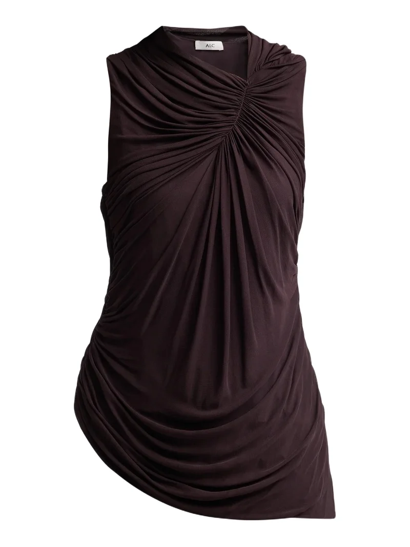 A.L.C. A. L.C. Women's Corinne Ruched Asymmetric Top