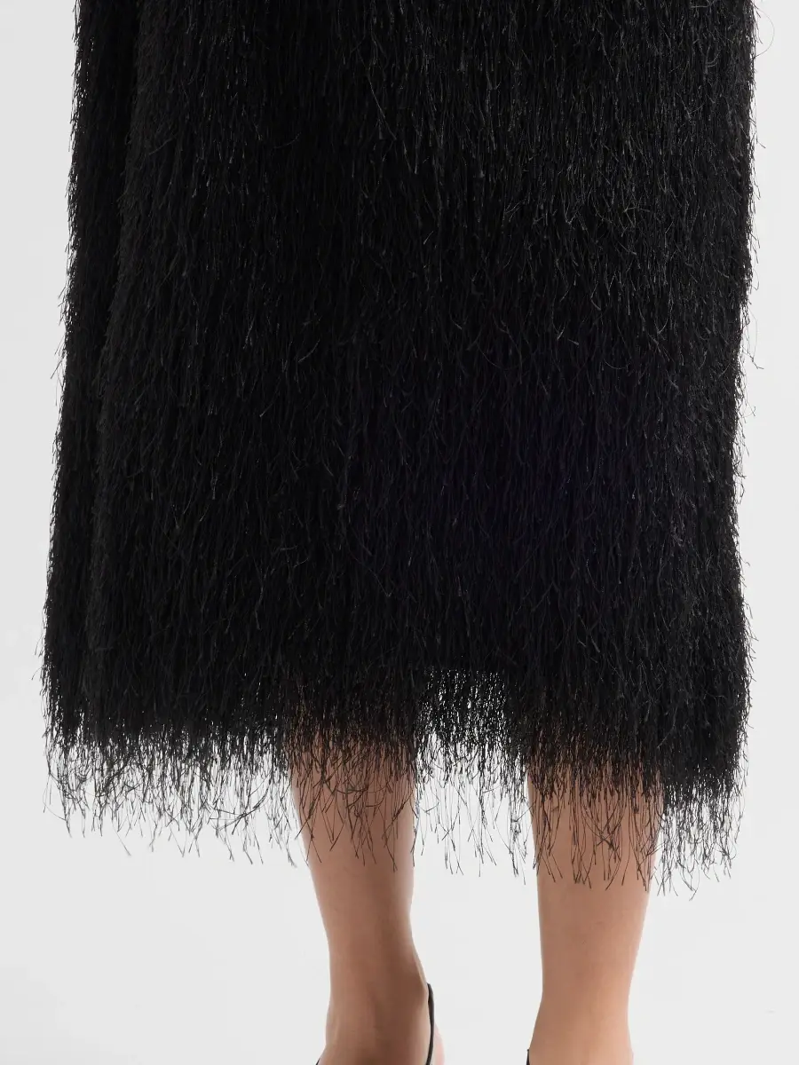 A.L.C. A. L.C. Women's Phoebe Fringed Midi Skirt | Thumbnail 5 A.L.C. A. L.C. Women's Phoebe Fringed Midi Skirt | Thumbnail 5