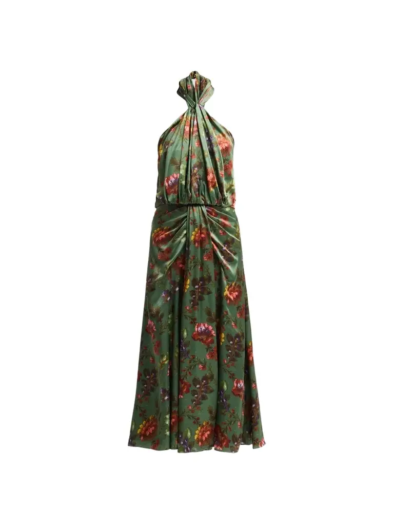 Cinq à Sept Women's Floral A-Line Midi Dress