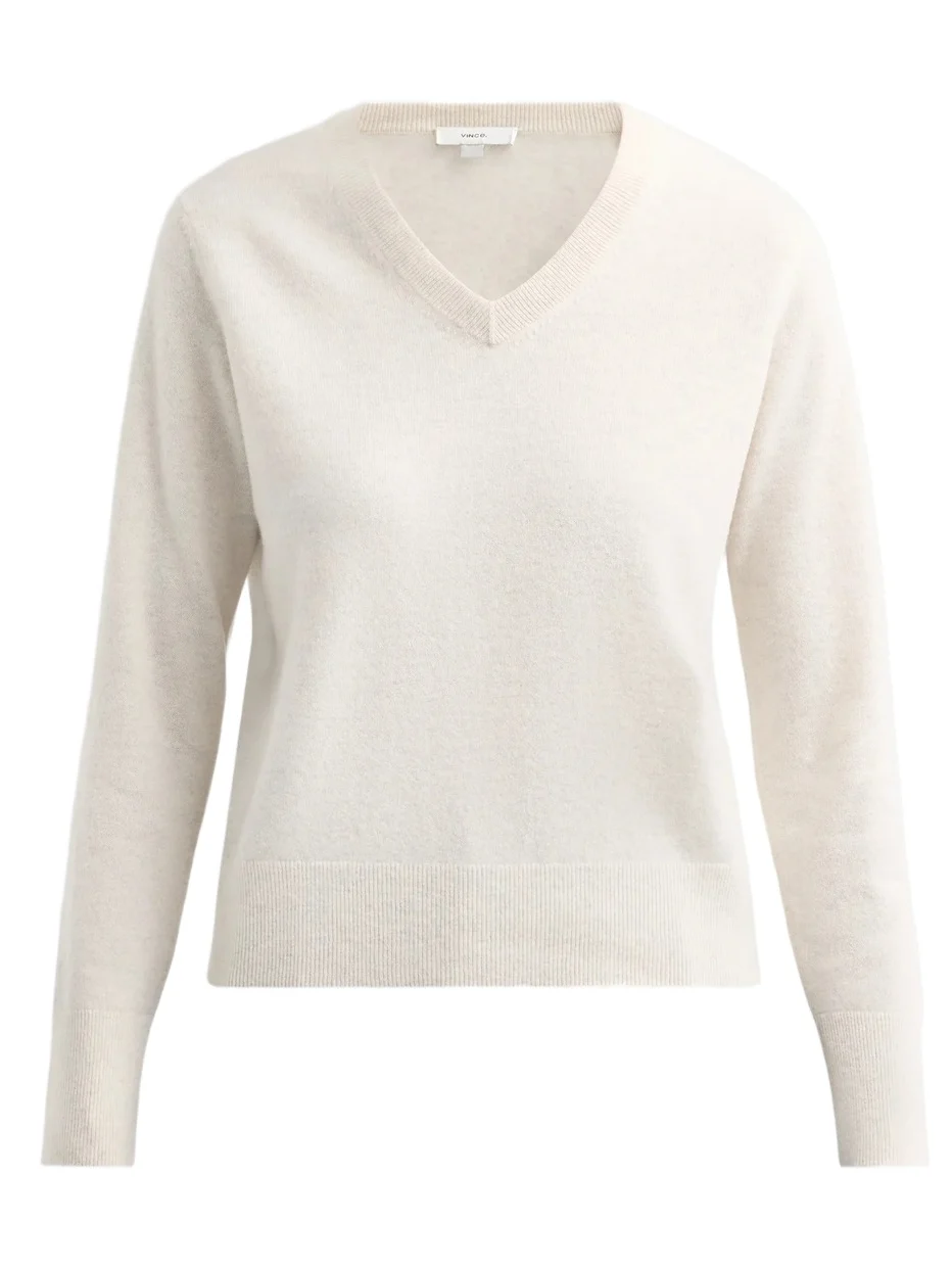 Women's Cashmere V-Neck Sweater
