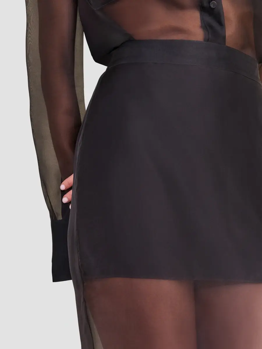 SEROYA Women's Elda Sheer Midi Skirt | Thumbnail 6 SEROYA Women's Elda Sheer Midi Skirt | Thumbnail 6