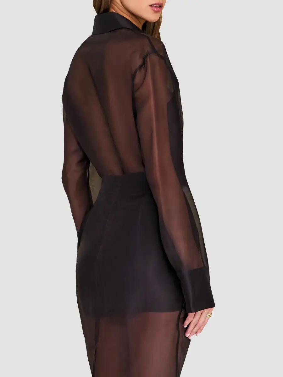 SEROYA Women's Estella Sheer Top | Thumbnail 3