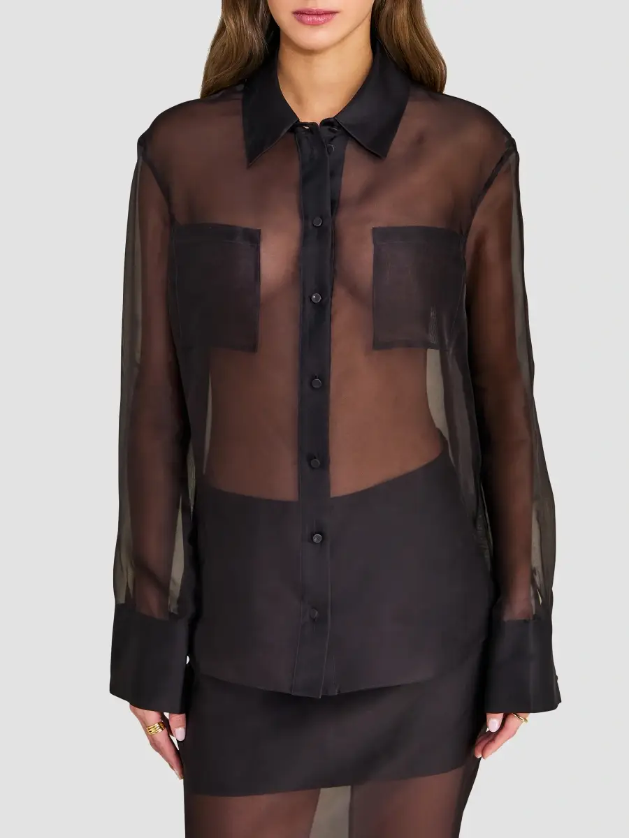SEROYA Women's Estella Sheer Top | Thumbnail 4