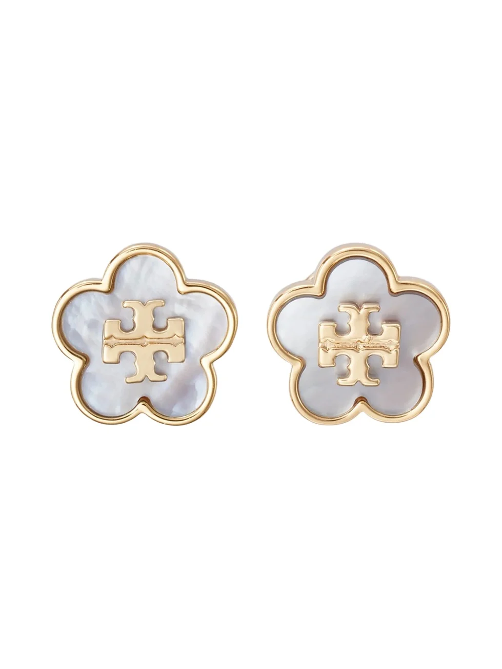 Women's Forget Me Not 18K-Gold-Plated & Mother-of-Pearl Stud Earrings Women's Forget Me Not 18K-Gold-Plated & Mother-of-Pearl Stud Earrings