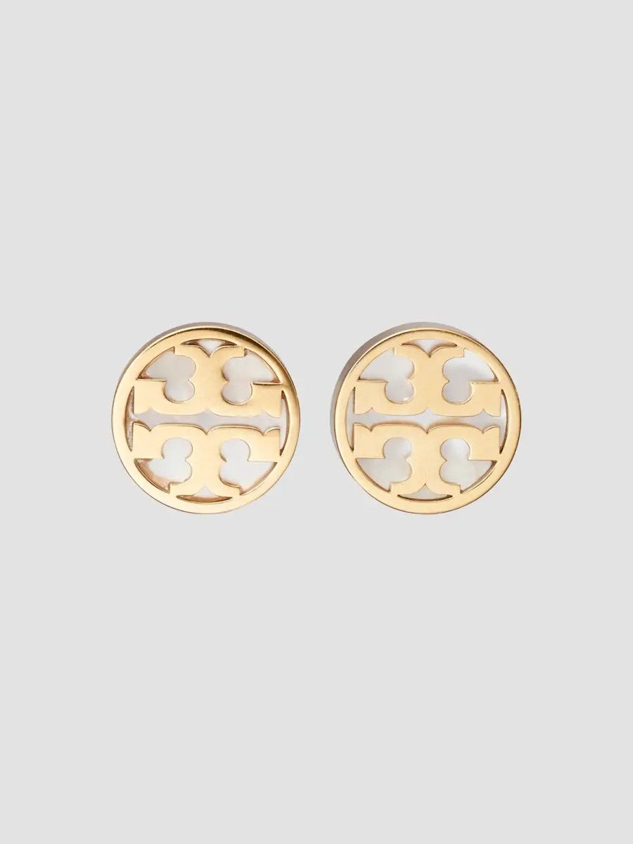 Tory Burch Women's 18K-Gold-Plated Stainless Steel & Mother-of-Pearl Stud Earrings | Thumbnail 2 Tory Burch Women's 18K-Gold-Plated Stainless Steel & Mother-of-Pearl Stud Earrings | Thumbnail 2