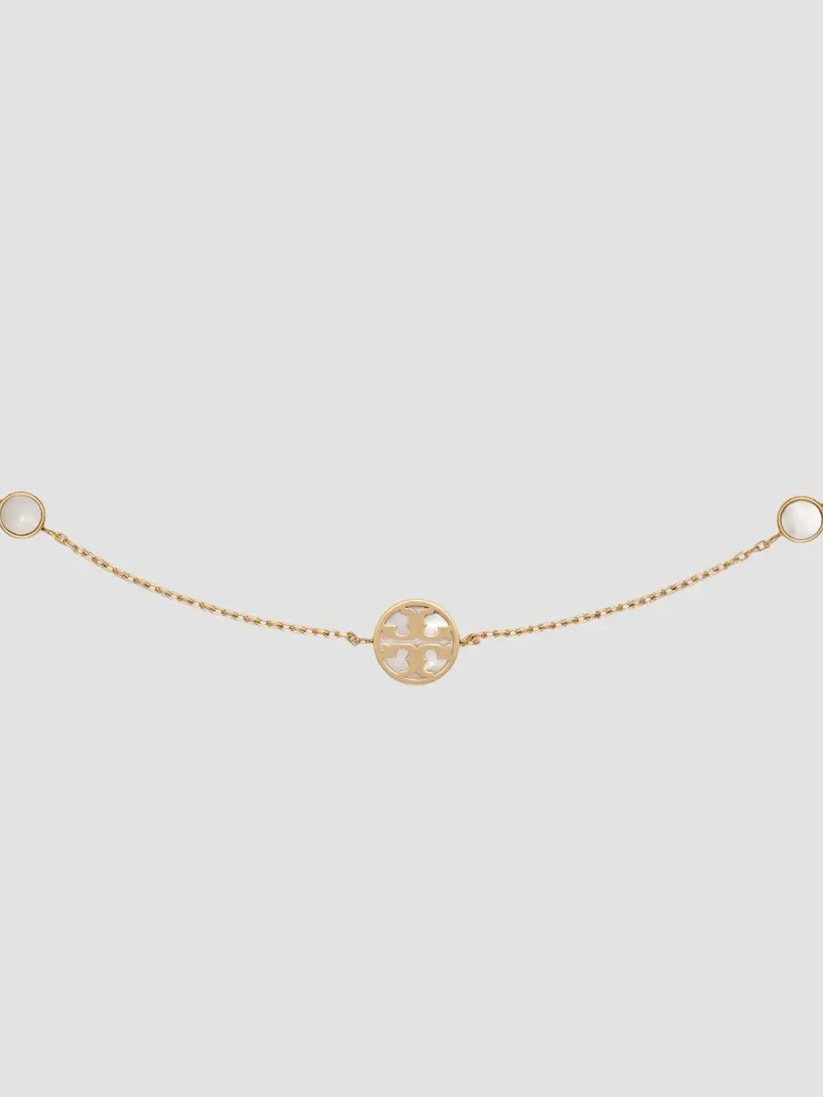 Tory Burch Women's 18K-Gold-Plated Stainless Steel & Mother-of-Pearl Necklace - Tory Gold | Thumbnail 2 Tory Burch Women's 18K-Gold-Plated Stainless Steel & Mother-of-Pearl Necklace - Tory Gold | Thumbnail 2