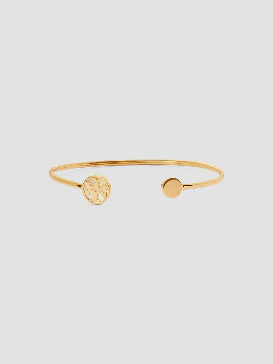 Tory Burch Women's 18K-Gold-Plated Stainless Steel & Mother-of-Pearl Cuff - Tory Gold | Thumbnail 2 Tory Burch Women's 18K-Gold-Plated Stainless Steel & Mother-of-Pearl Cuff - Tory Gold | Thumbnail 2
