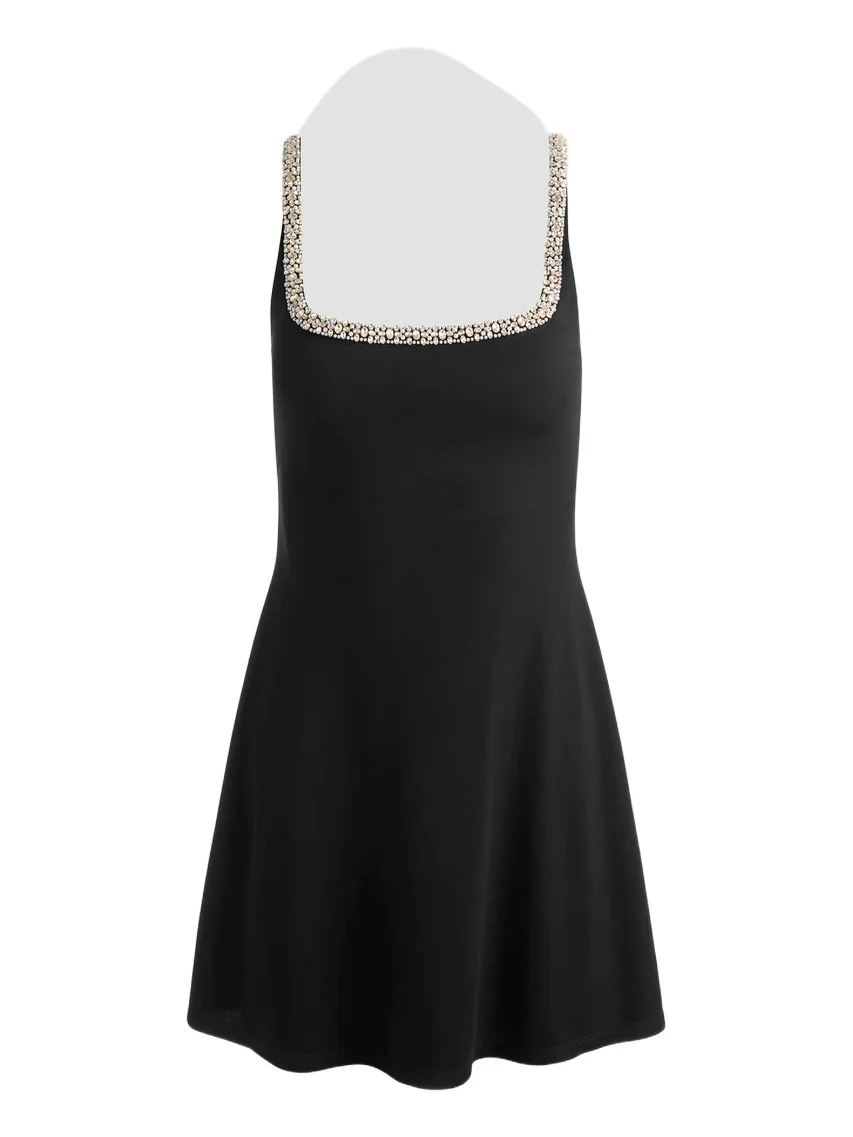 Women's Julia Embellished-Trim Mini Dress Women's Julia Embellished-Trim Mini Dress