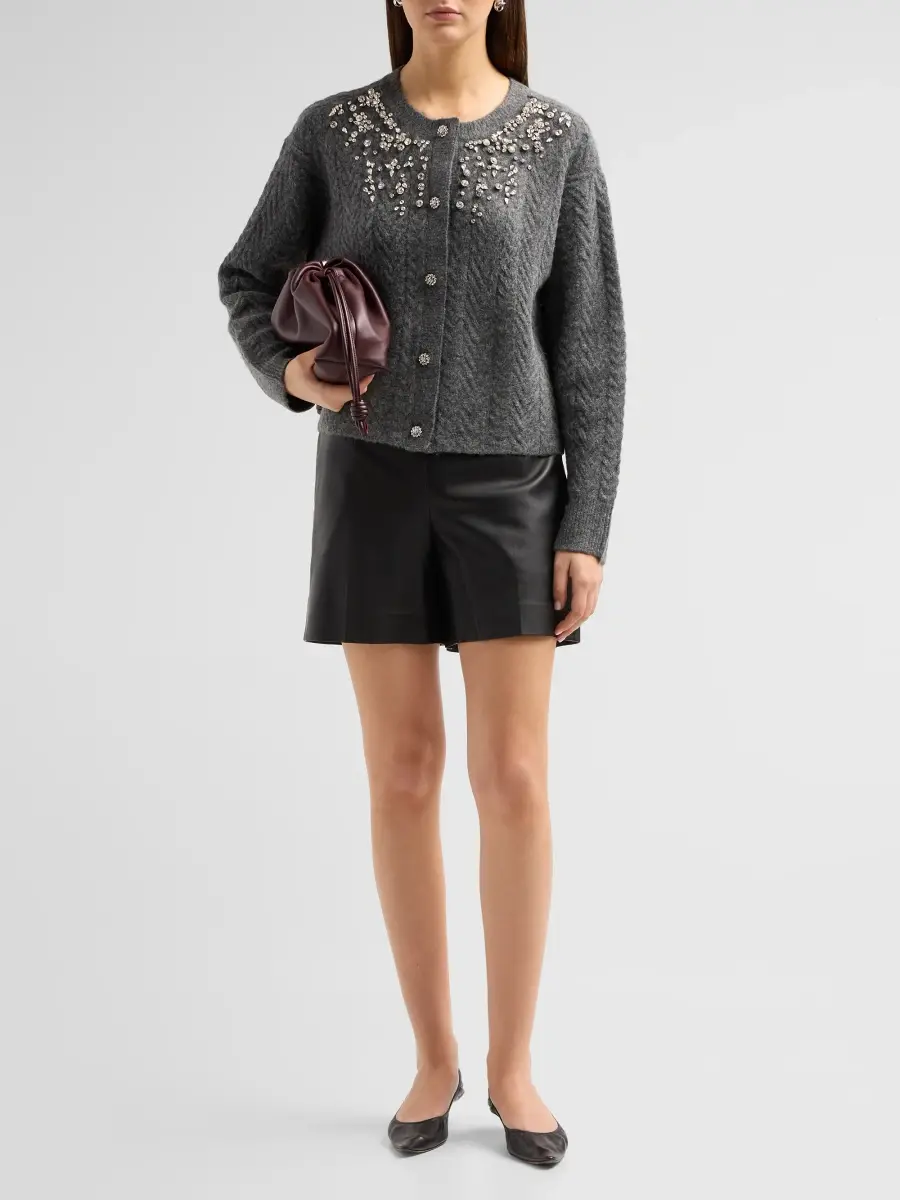 Generation Love Women's Glenda Crystal Cable Cardigan | Thumbnail 2 Generation Love Women's Glenda Crystal Cable Cardigan | Thumbnail 2