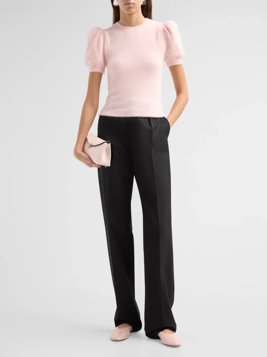 Alice + Olivia Women's Ciara Puff-Sleeve Sweater | Thumbnail 2 Alice + Olivia Women's Ciara Puff-Sleeve Sweater | Thumbnail 2