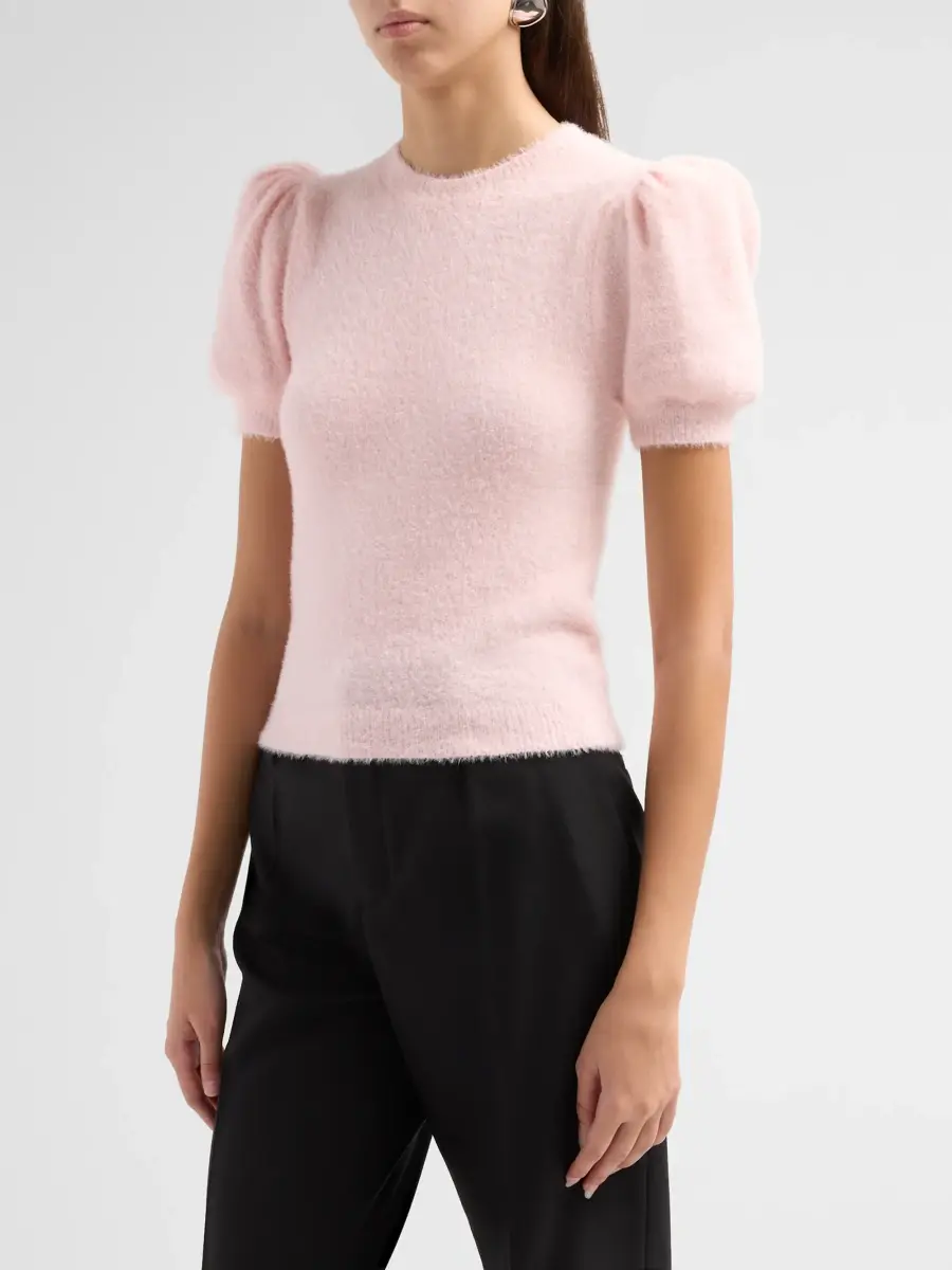 Alice + Olivia Women's Ciara Puff-Sleeve Sweater | Thumbnail 4 Alice + Olivia Women's Ciara Puff-Sleeve Sweater | Thumbnail 4