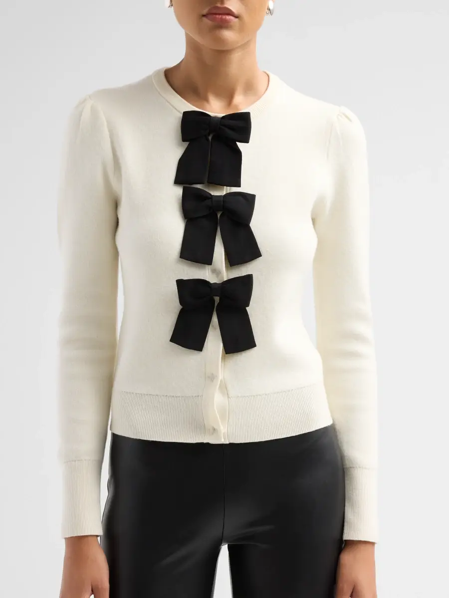 Generation Love Women's Collins Bow Cardigan | Thumbnail 5 Generation Love Women's Collins Bow Cardigan | Thumbnail 5