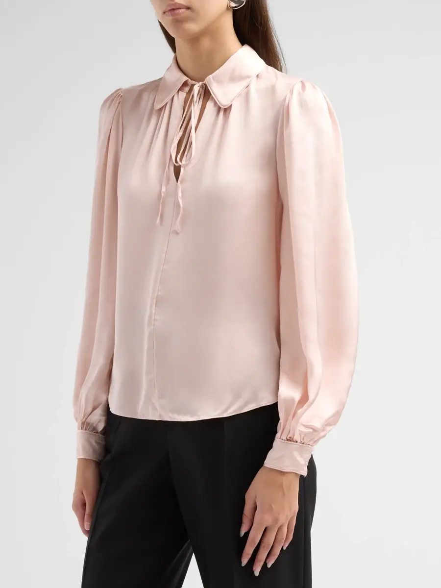 Alice + Olivia Women's Roanne Tie-Front Blouse | Thumbnail 4 Alice + Olivia Women's Roanne Tie-Front Blouse | Thumbnail 4