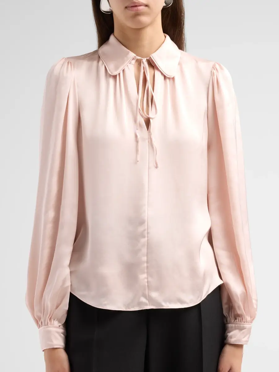 Alice + Olivia Women's Roanne Tie-Front Blouse | Thumbnail 5 Alice + Olivia Women's Roanne Tie-Front Blouse | Thumbnail 5
