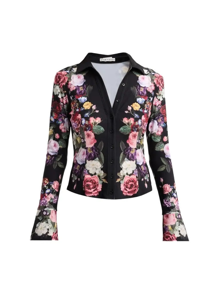Women's Freya Floral Fitted Top