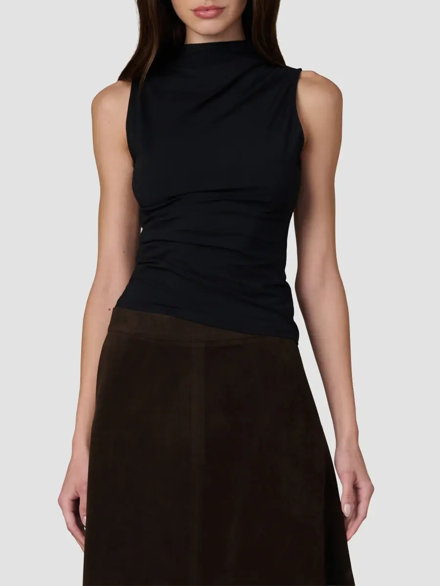 Joe's Jeans Women's The Dove Draped Sleeveless Top | Thumbnail 4 Joe's Jeans Women's The Dove Draped Sleeveless Top | Thumbnail 4