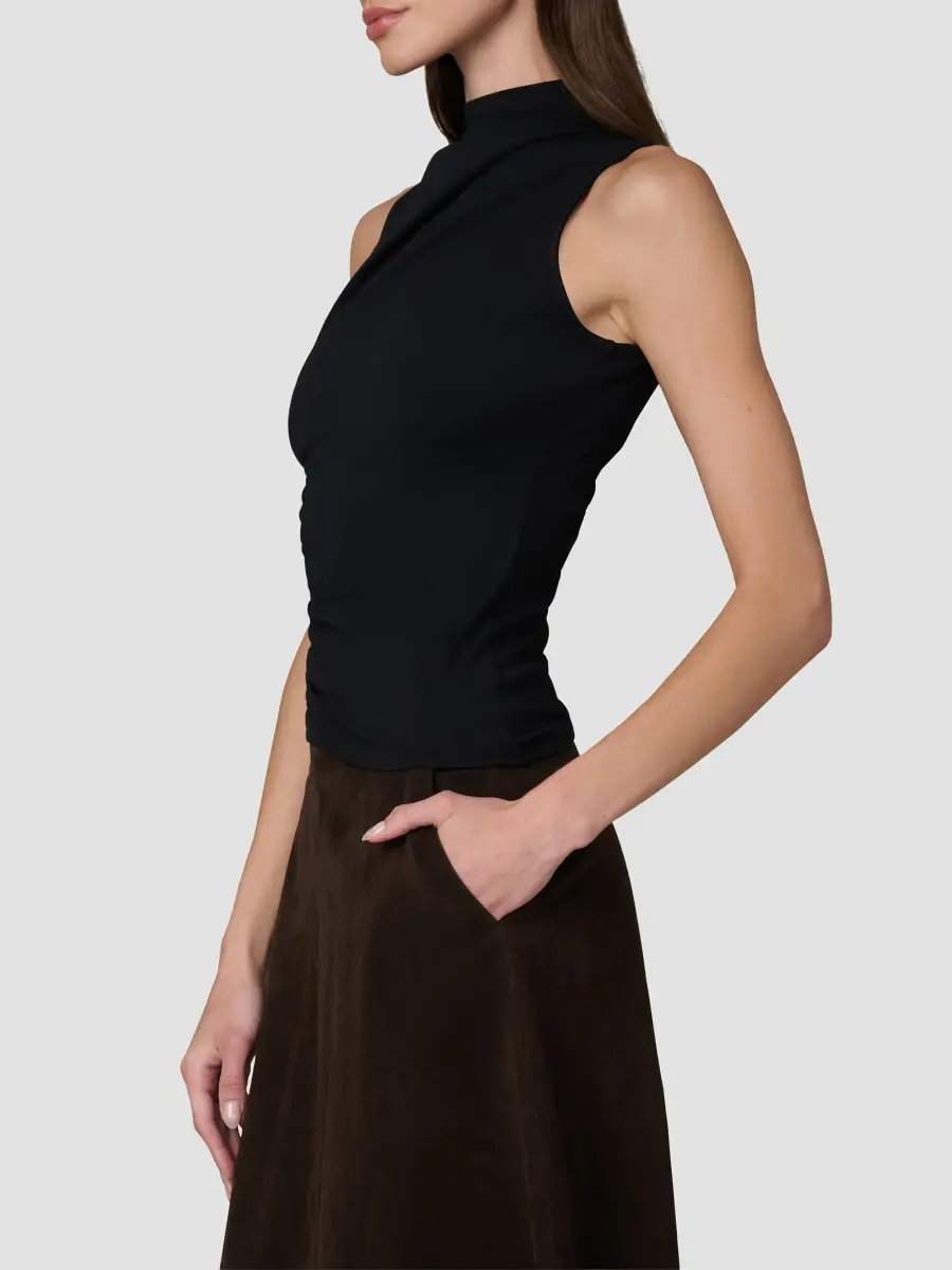 Joe's Jeans Women's The Dove Draped Sleeveless Top | Thumbnail 6 Joe's Jeans Women's The Dove Draped Sleeveless Top | Thumbnail 6