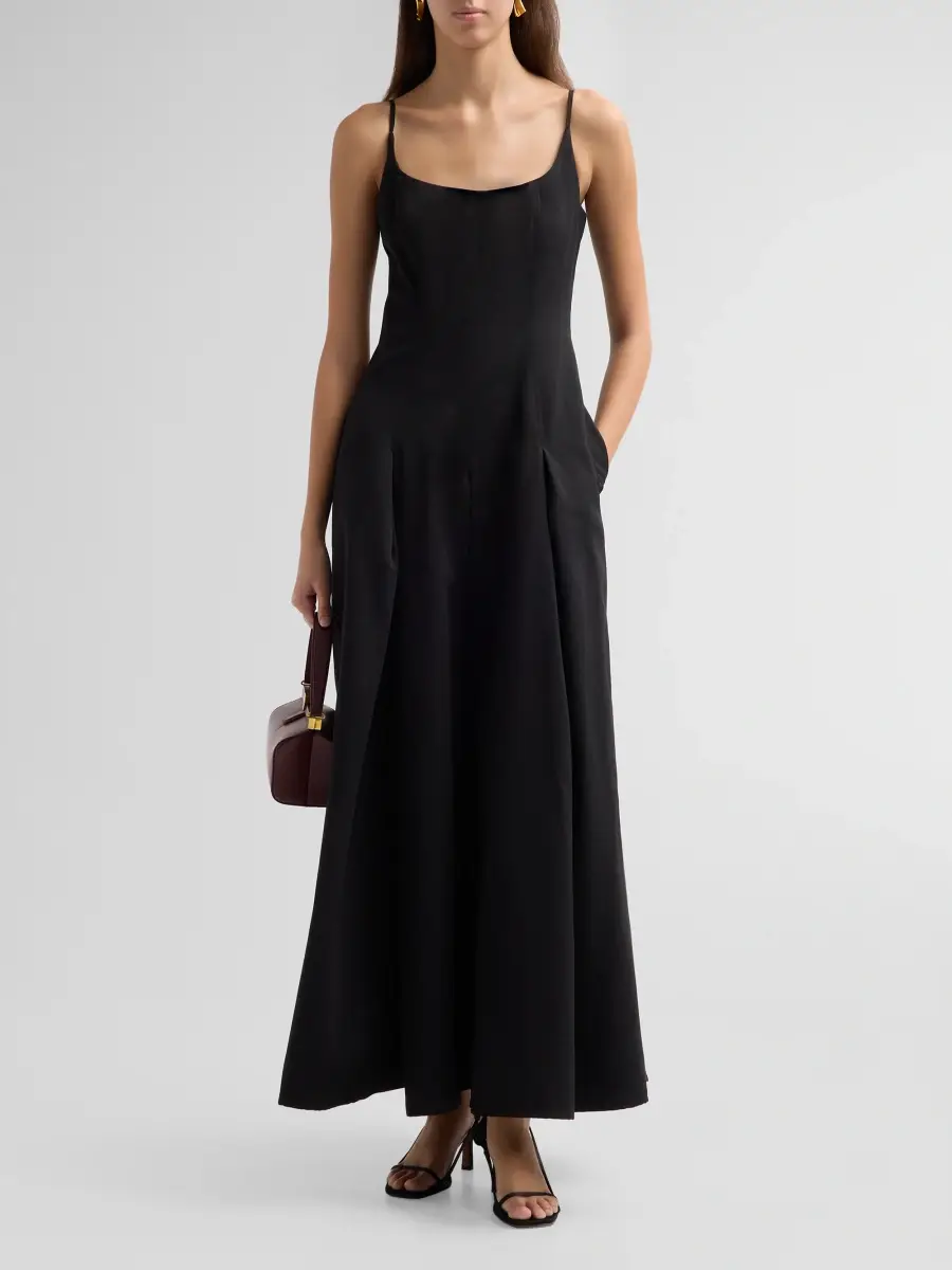 Staud Women's Jill A-Line Maxi Dress | Thumbnail 2 Staud Women's Jill A-Line Maxi Dress | Thumbnail 2