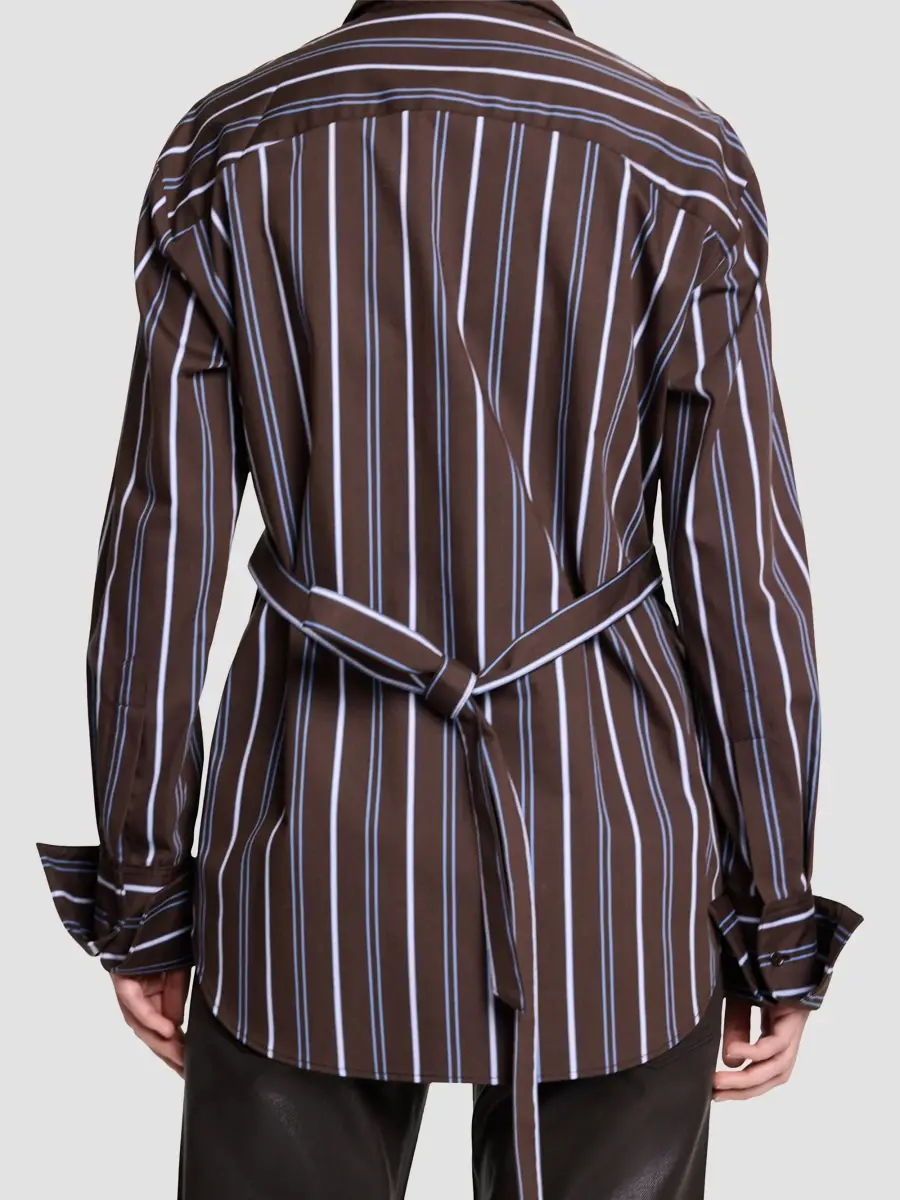 TWP Women's The Night We Met Striped Cotton-Blend Shirt | Thumbnail 3 TWP Women's The Night We Met Striped Cotton-Blend Shirt | Thumbnail 3