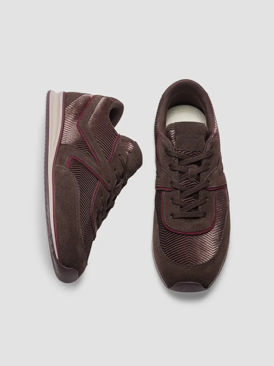 rag & bone Women's Retro Suede-Mesh Low-Top Sneakers | Thumbnail 5 rag & bone Women's Retro Suede-Mesh Low-Top Sneakers | Thumbnail 5