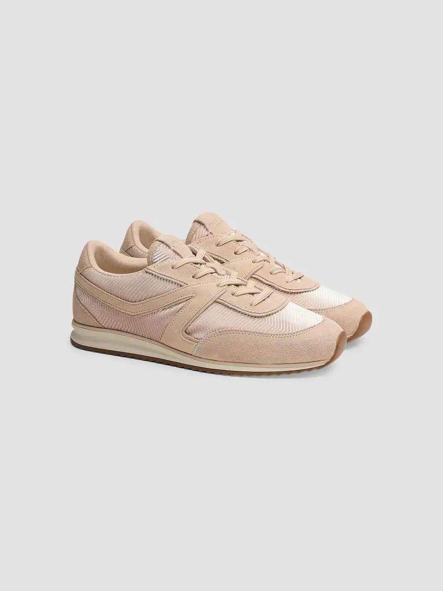 rag & bone Women's Retro Suede-Mesh Low-Top Sneakers | Thumbnail 2 rag & bone Women's Retro Suede-Mesh Low-Top Sneakers | Thumbnail 2