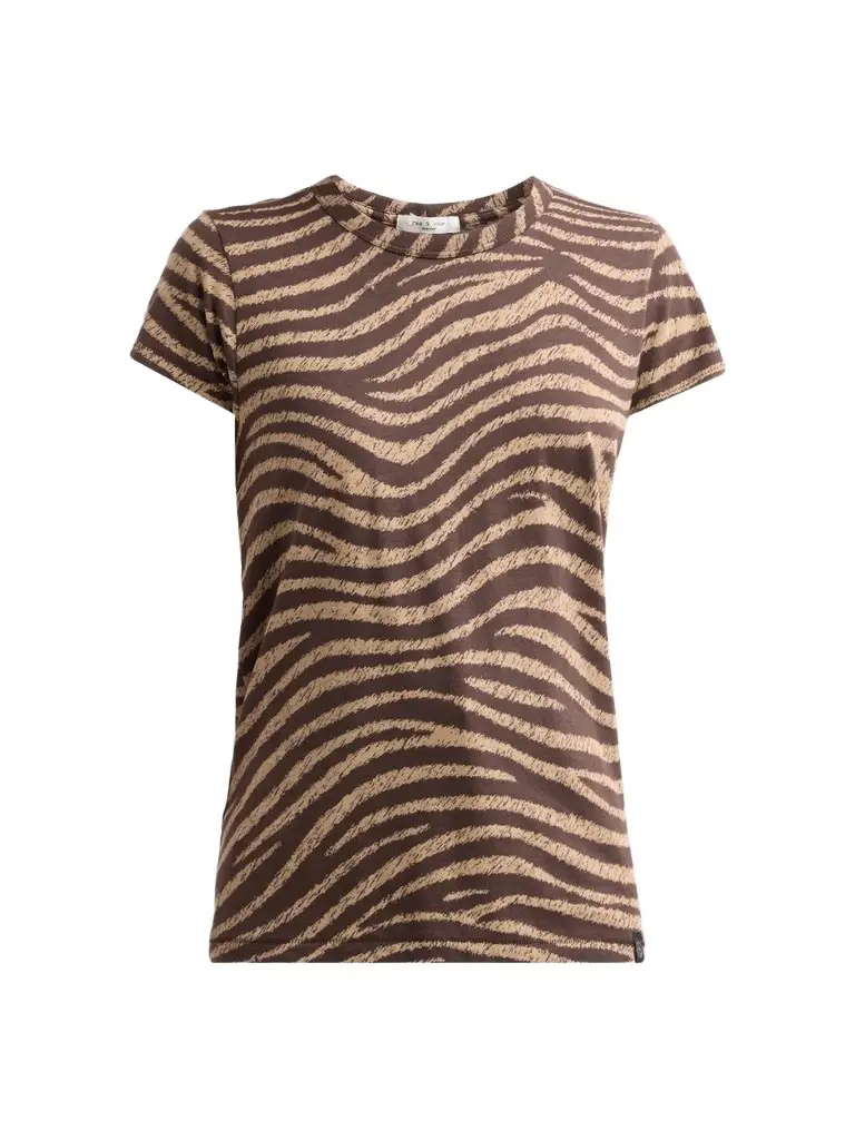 Women's Zebra-Print Cotton Jersey T-Shirt