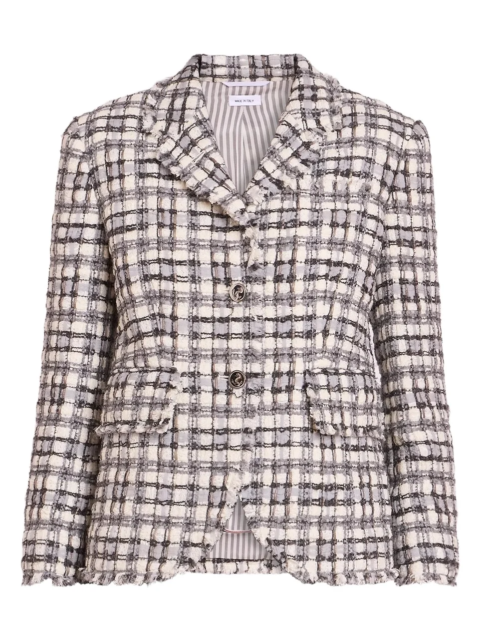 Thom Browne Women's Tweed Single-Breasted Blazer