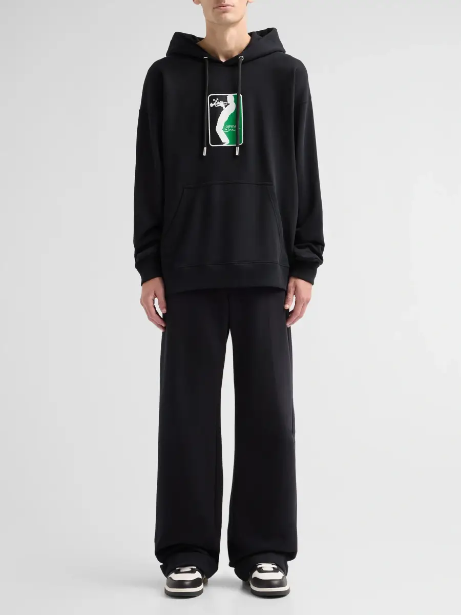 Off-White Men's League Skate Cotton Hoodie | Thumbnail 2 Off-White Men's League Skate Cotton Hoodie | Thumbnail 2