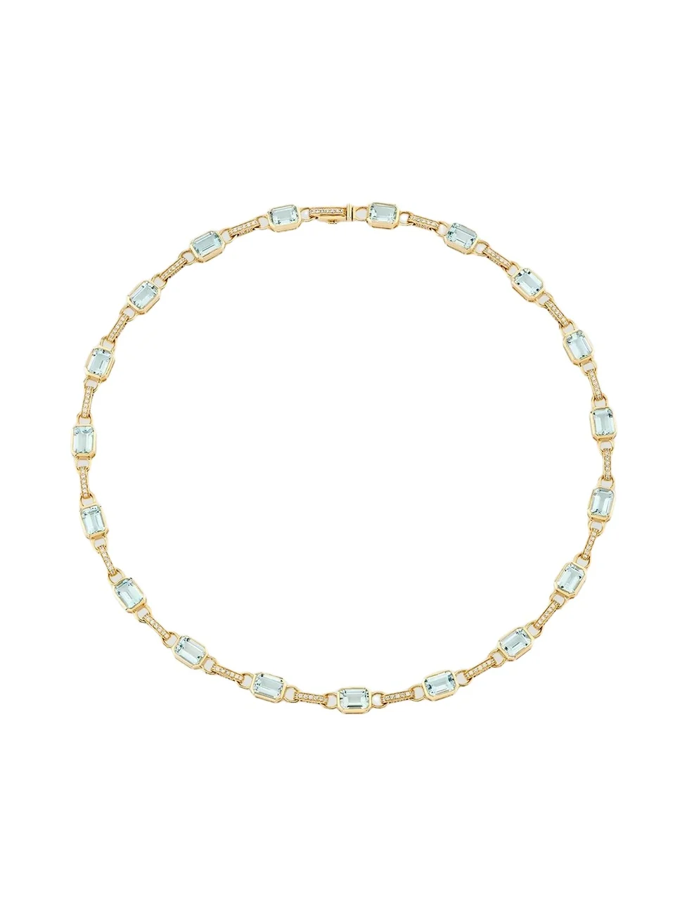 Women's Confetti Disco 14K Yellow Gold, Aquamarine & 1.22 TCW Diamond Necklace Women's Confetti Disco 14K Yellow Gold, Aquamarine & 1.22 TCW Diamond Necklace