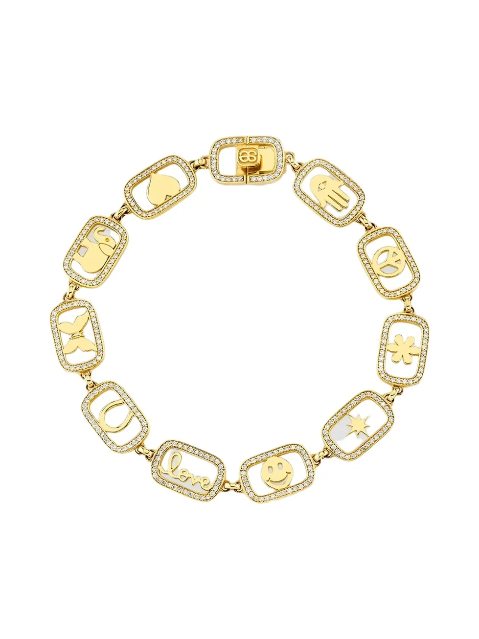 Sydney Evan Women's Confetti Disco 14K Yellow Gold & 1.10 TCW Diamond Icon Bracelet