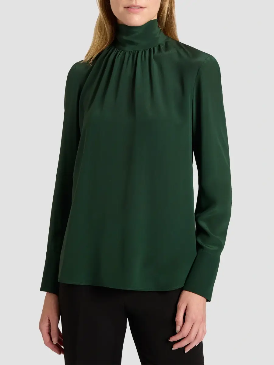 Santorelli Women's Phoenix Silk Blouse | Thumbnail 4 Santorelli Women's Phoenix Silk Blouse | Thumbnail 4