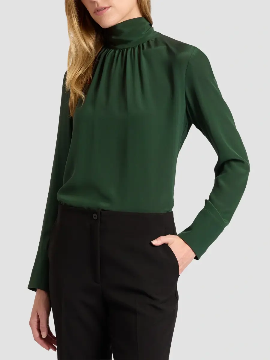 Santorelli Women's Phoenix Silk Blouse | Thumbnail 6 Santorelli Women's Phoenix Silk Blouse | Thumbnail 6