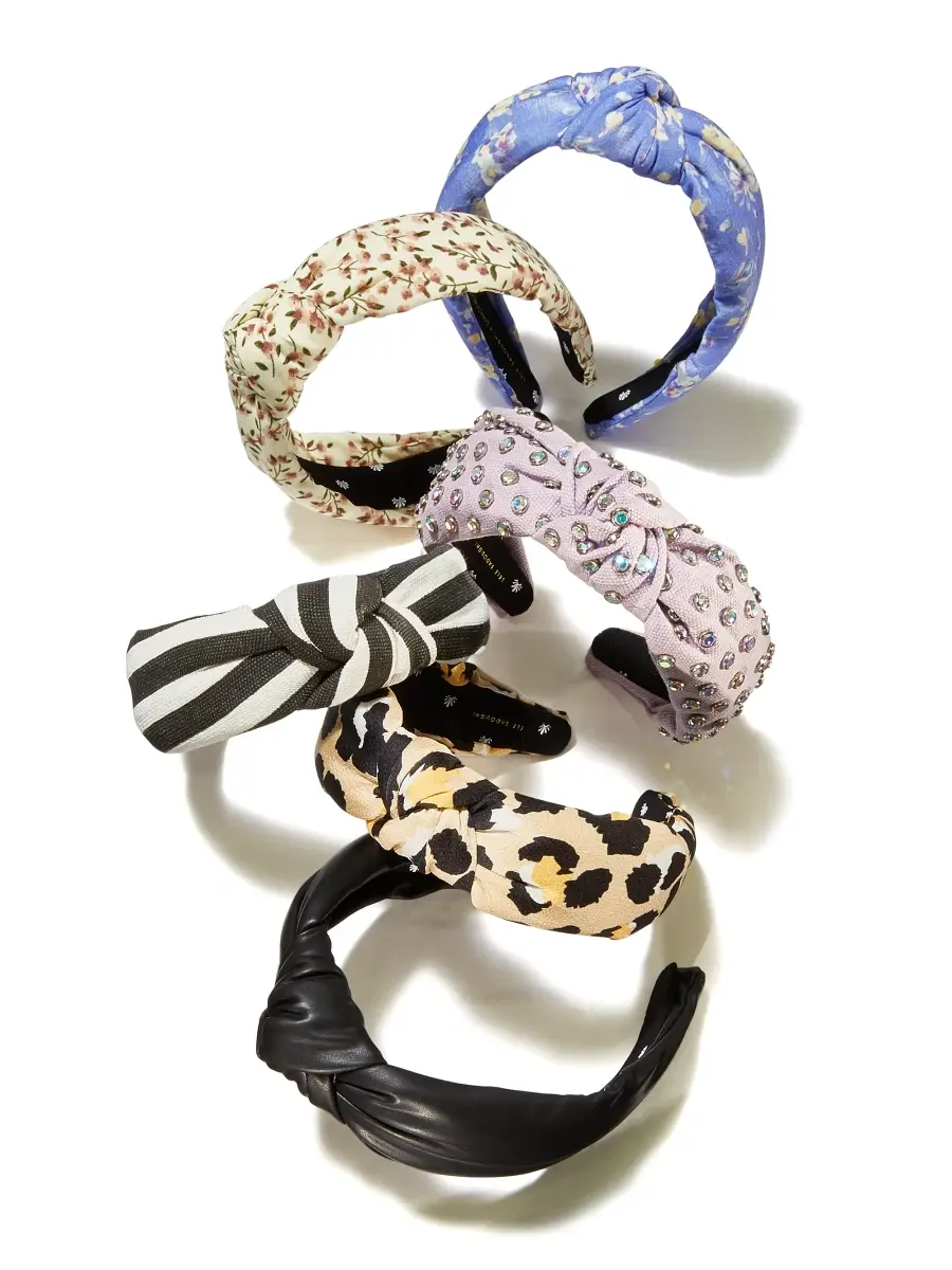 Lele Sadoughi Women's Silk Knotted Leopard Print Headband | Thumbnail 2 Lele Sadoughi Women's Silk Knotted Leopard Print Headband | Thumbnail 2