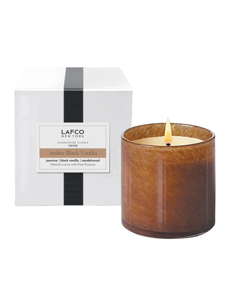 Lafco Amber Black Vanilla Foyer Candle