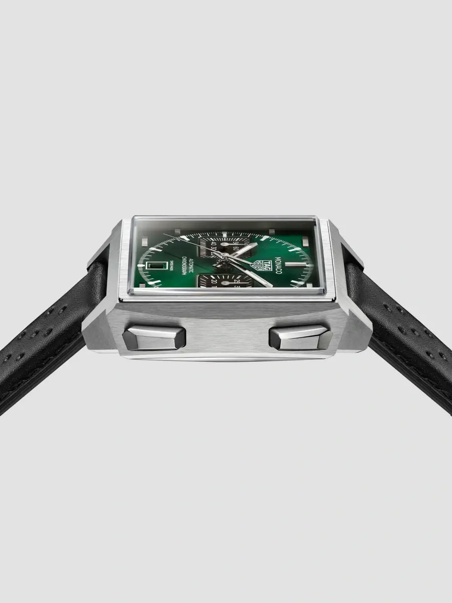 TAG Heuer Women's Monaco Titanium & Braided Leather Chronograph Watch/39MM | Thumbnail 3 TAG Heuer Women's Monaco Titanium & Braided Leather Chronograph Watch/39MM | Thumbnail 3