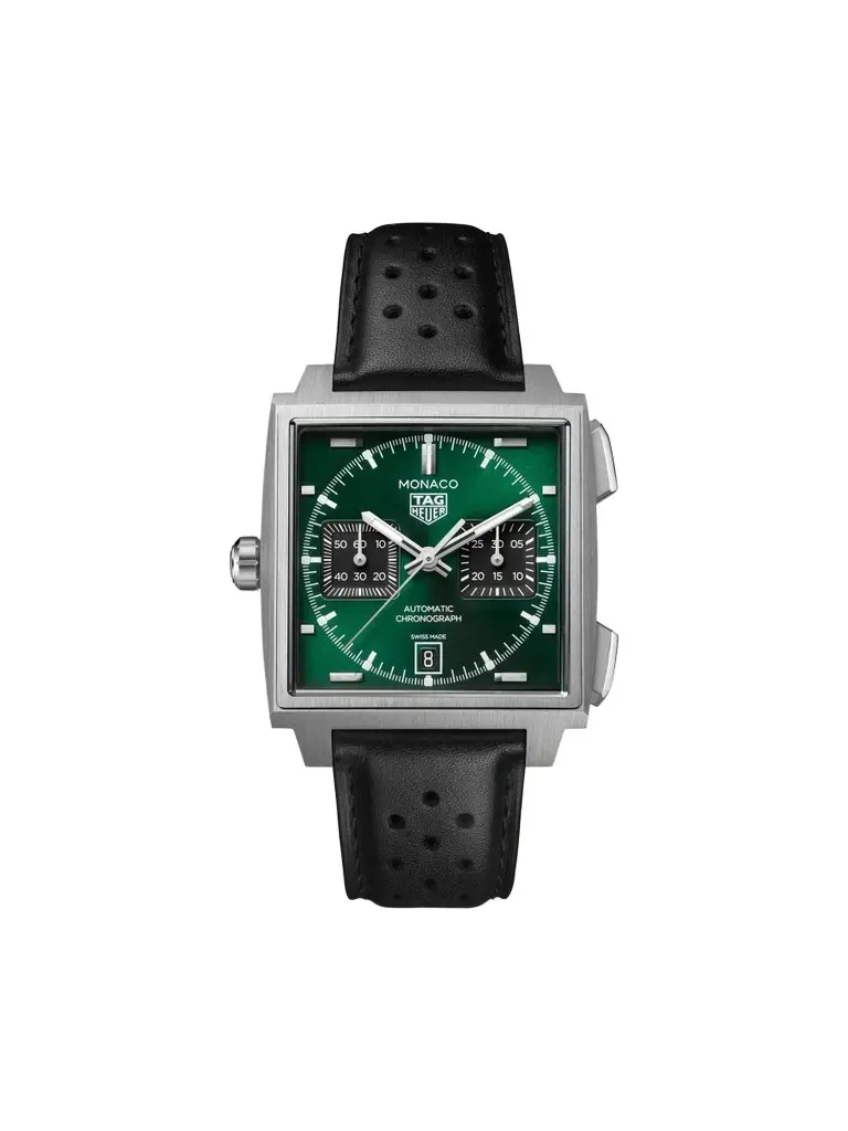 TAG Heuer Women's Monaco Titanium & Braided Leather Chronograph Watch/39MM