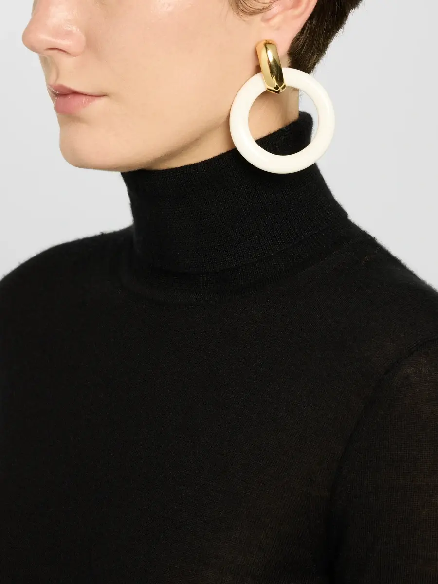 KENNETH JAY LANE Women's 18K-Gold-Plated & Resin Drop Earrings | Thumbnail 2