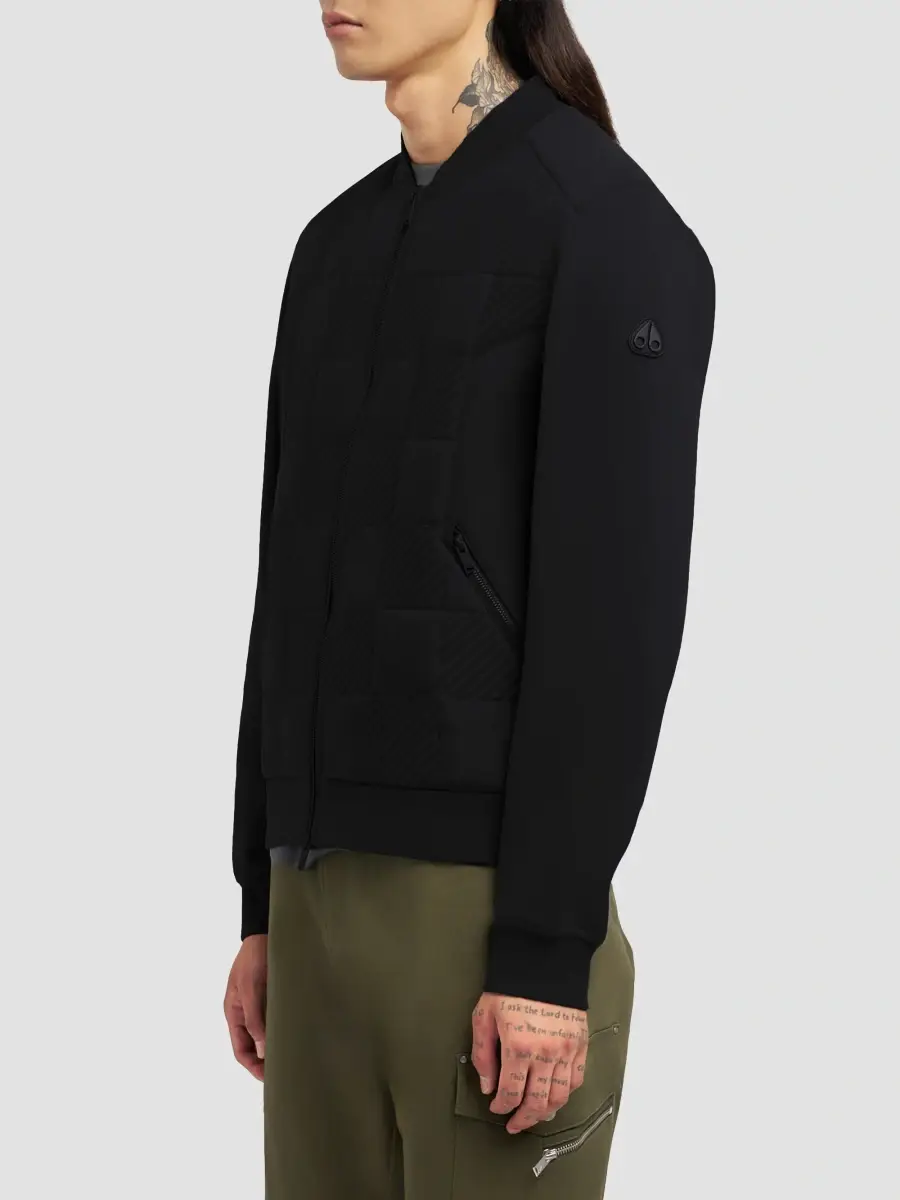 Moose Knuckles Men's Hybrids Atlas Nylon Bomber Jacket | Thumbnail 4 Moose Knuckles Men's Hybrids Atlas Nylon Bomber Jacket | Thumbnail 4