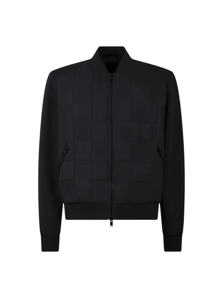 Moose Knuckles Men's Hybrids Atlas Nylon Bomber Jacket
