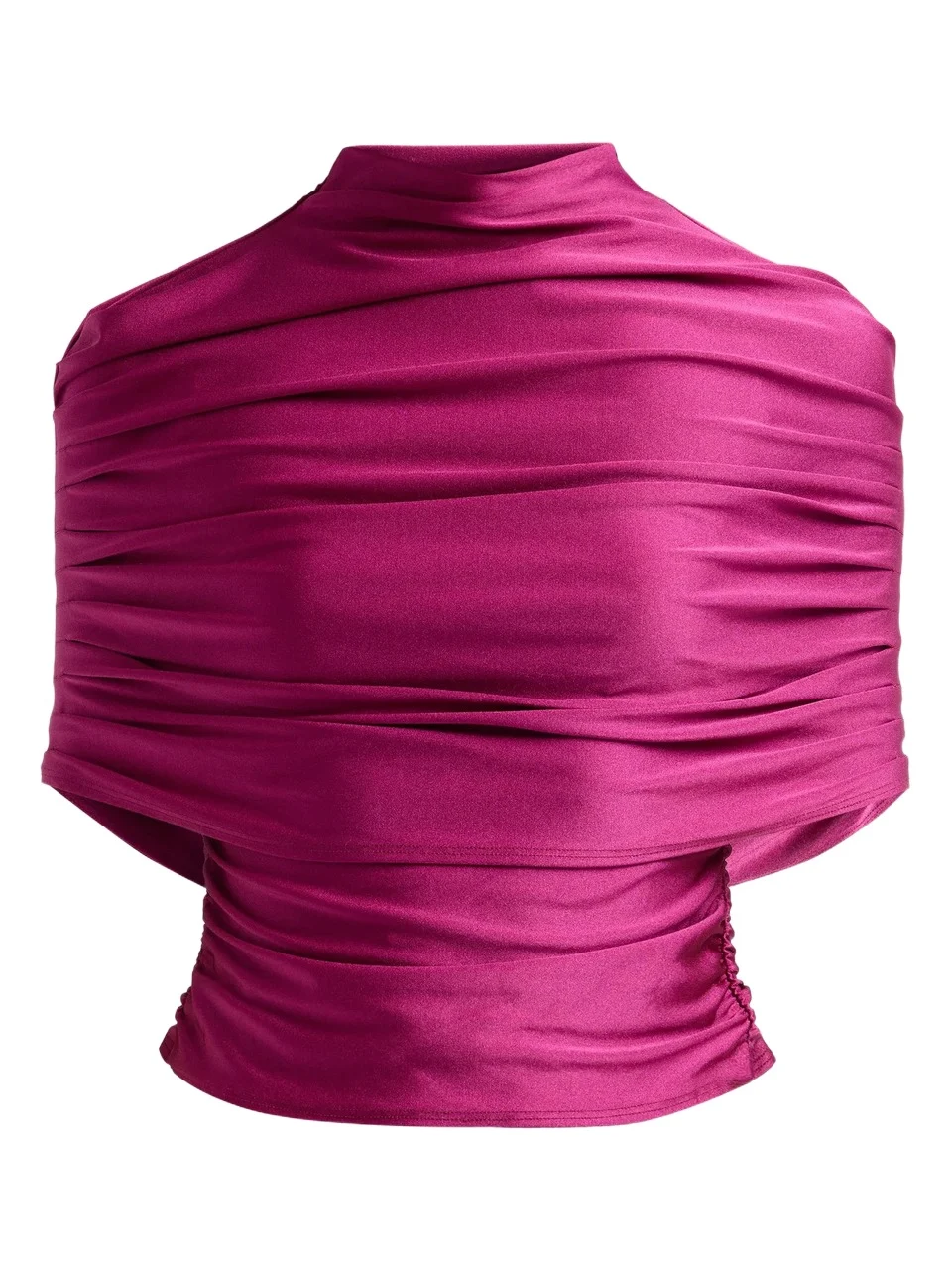 Women's Pleated Foldover Blouse Women's Pleated Foldover Blouse